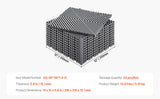 SucceBuy Interlocking Drainage Mat 12inx12in 12/24/40/50/55 Pcs Splicing Mats Non-Slip PP Drainage Floor Tile & Shower Mat