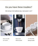380ML Electric Coffee Self Mixing Mug IP67 Waterproof BPA-free Coffee Stirring Mug Rechargeable Automatic Magnetic Cup For Tea