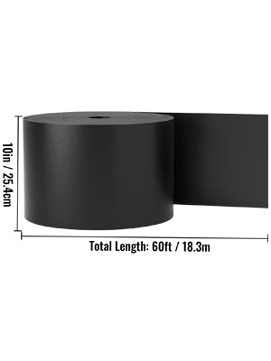 VEVOR Landscape Edging 10 inch Depth 60ft Total Length Recycled HDPE Coiled Terrace Board Flexible Bender Border for Landscaping