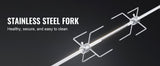 SucceBuy Universal Grill Rotisserie Kit for Grills, Electric BBQ Grill with 9W Motor Stainless Steel Automatic Grilling Kit