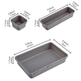 Make Up Organizer Box Storage Drawer Storage Box Closet  Cover Kitchen Bathroom Storage Trays 8pc/set Sundries Jewellery Holder