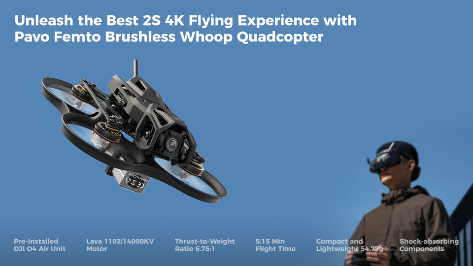 BETAFPV Pavo Femto Brushless FPV HD Whoop 2025 New Arrivals